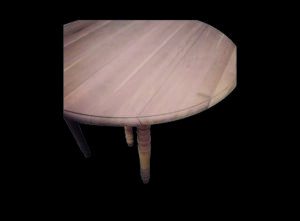sablage d' une table en bois