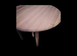 sablage d' une table en bois